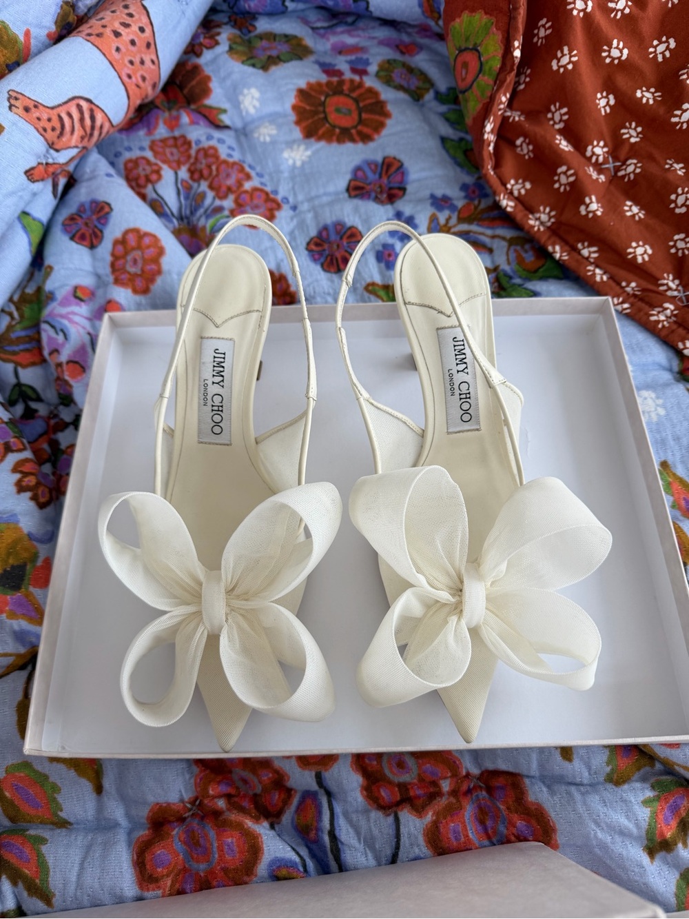 Jimmy Choo Staz 70 Mesh Slingback Pump - Picture 2 of 8